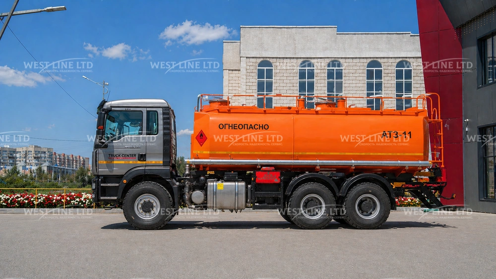 atz-11-obyomom-11-m-s-2-sekciyami-na-baze-howo-6x6-1-3 image Купить Автотопливозаправщик АТЗ-11 HOWO в Казахстане