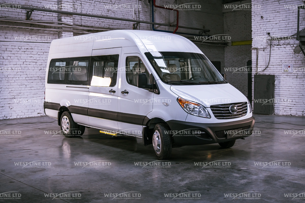 Купить в Казахстане новый пассажирский микроавтобус JAC Sunray
