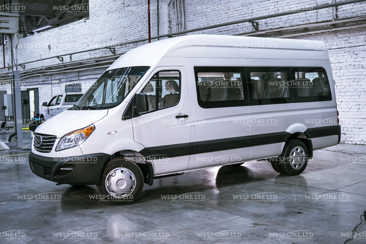 Купить в Казахстане новый пассажирский микроавтобус JAC Sunray
