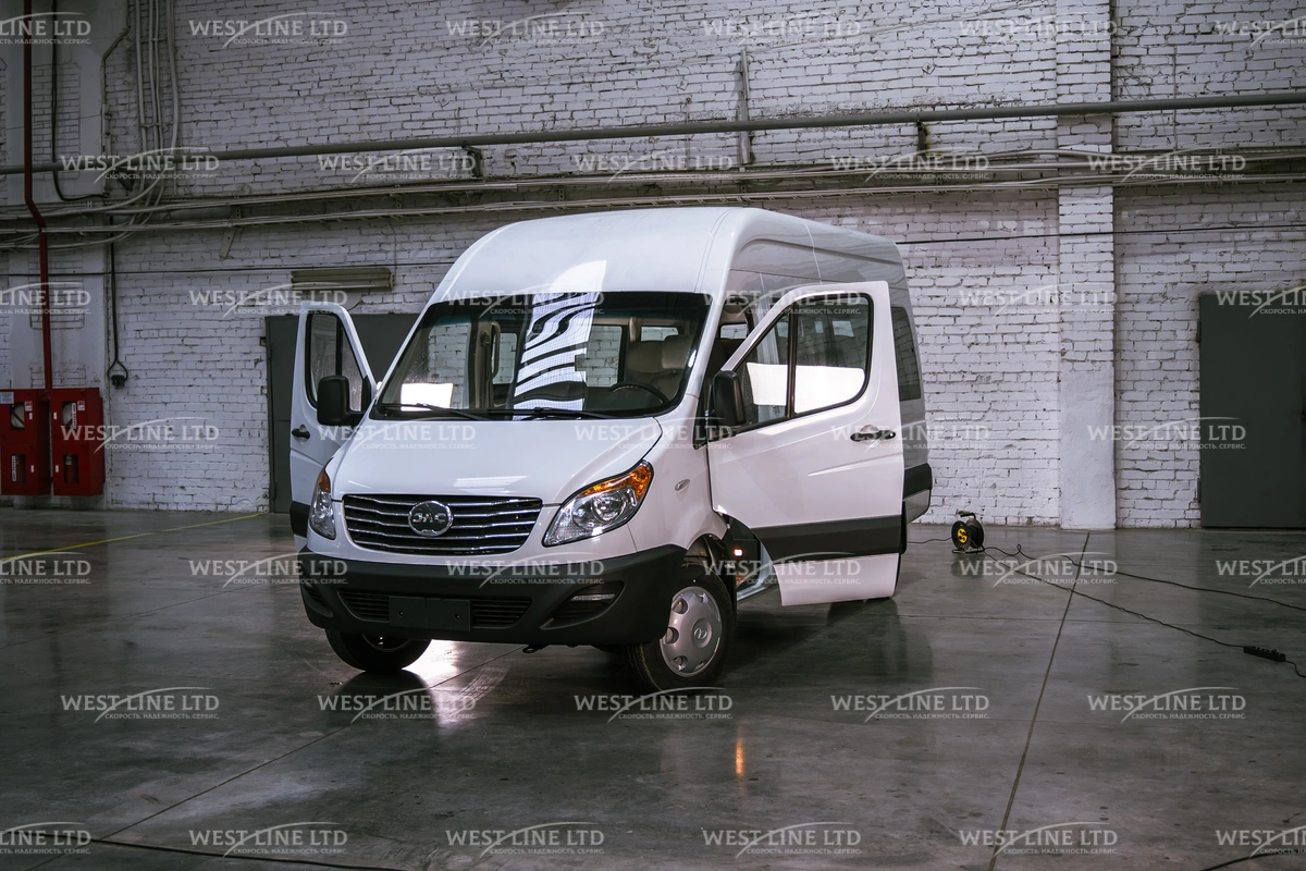 Купить в Казахстане новый пассажирский микроавтобус JAC Sunray