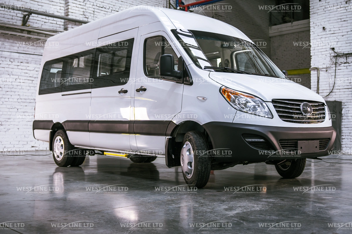Купить в Казахстане новый пассажирский микроавтобус JAC Sunray