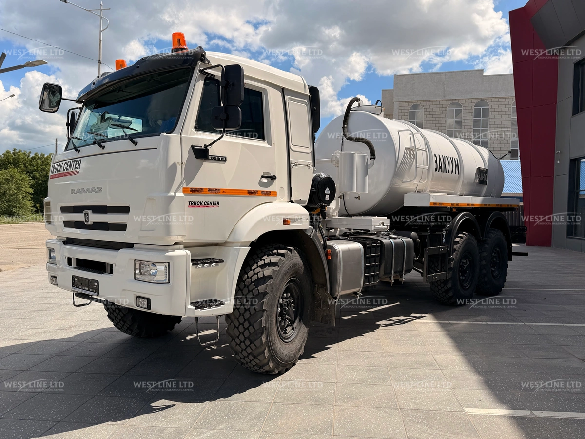 Купить ассенизатор 10 кубов на базе КАМАЗ-43118 в Казахстане
