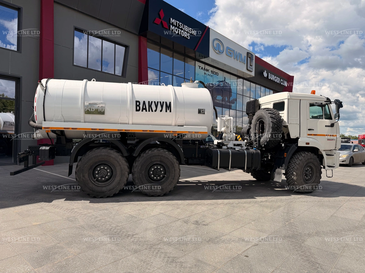 Купить ассенизатор 10 кубов на базе КАМАЗ-43118 в Казахстане