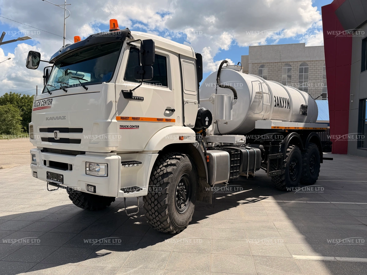Купить ассенизатор 10 кубов на базе КАМАЗ-43118 в Казахстане