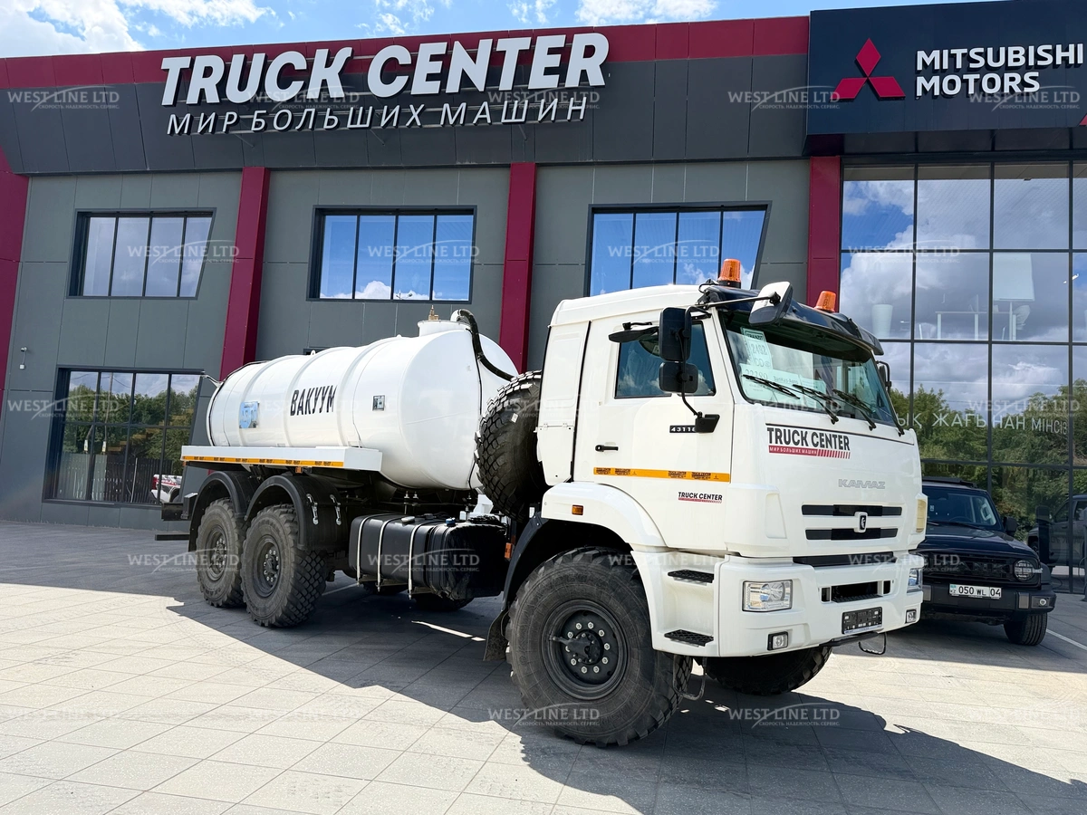 Купить ассенизатор 10 кубов на базе КАМАЗ-43118 в Казахстане