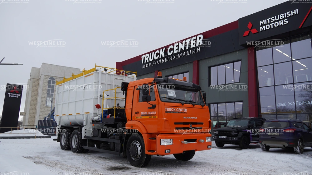 uso-20k-na-shassi-kamaz-65115-01 image УСО-20К смесительно-осреднительная установка на шасси КАМАЗ-65115