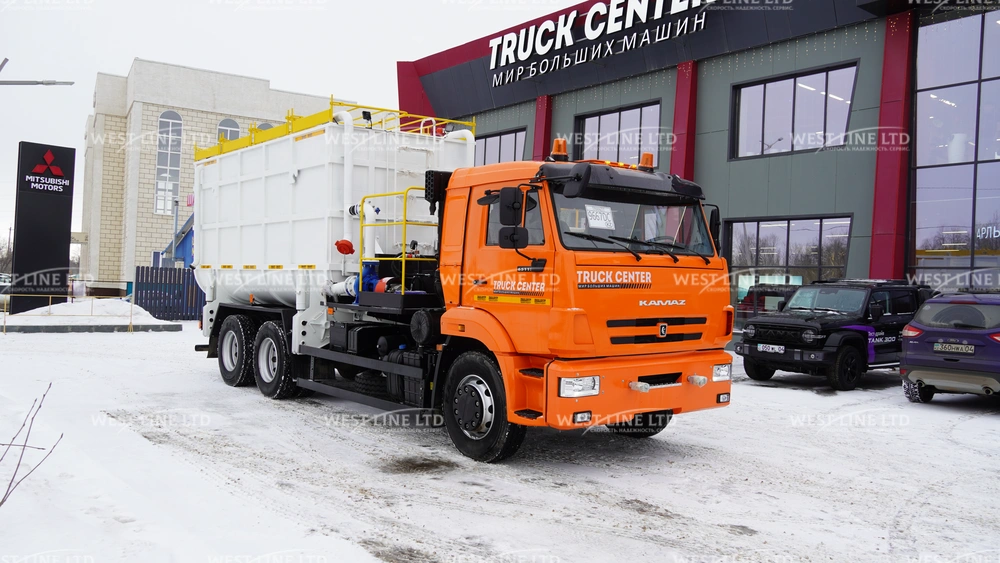uso-20k-na-shassi-kamaz-65115-04 image УСО-20К смесительно-осреднительная установка на шасси КАМАЗ-65115