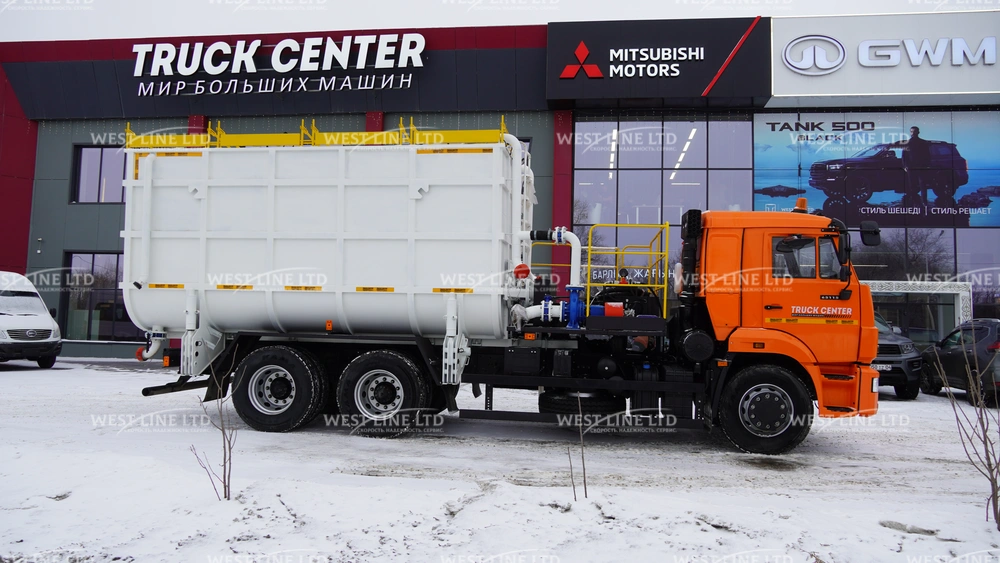 uso-20k-na-shassi-kamaz-65115-09 image УСО-20К смесительно-осреднительная установка на шасси КАМАЗ-65115