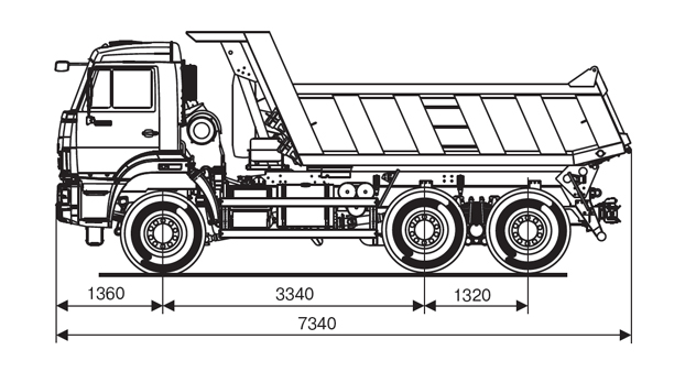 samosval kamaz 65111 50 shema