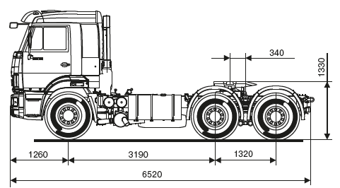 sedelnyj tjagach kamaz 65116 48 a5 shema