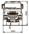 Чертеж седельный тягач КАМАЗ-53504-50