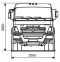Чертеж седельный тягач КАМАЗ-65116-48 (A5)
